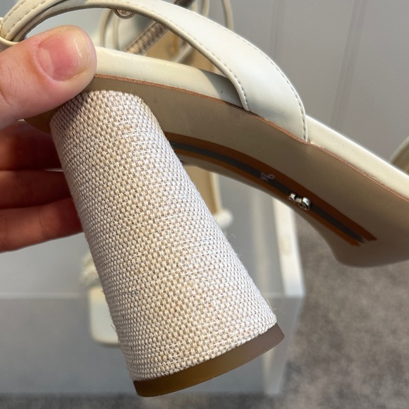 Sam Edelman | Kia Beads Block Heals in Modern Ivory - Picture 3 of 8